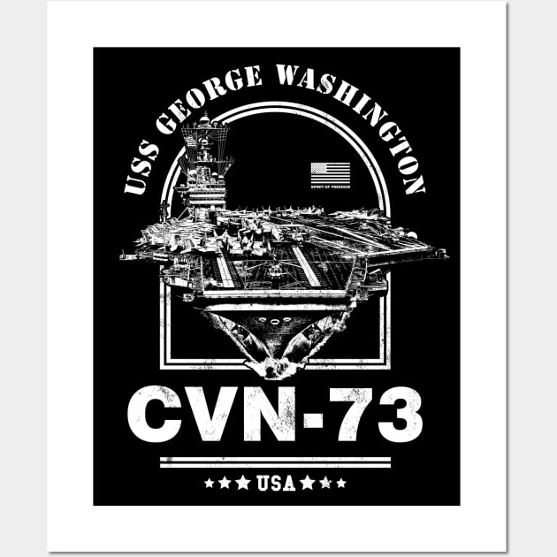 George Washington Aircraft Carrier Wall Art by rycotokyo81